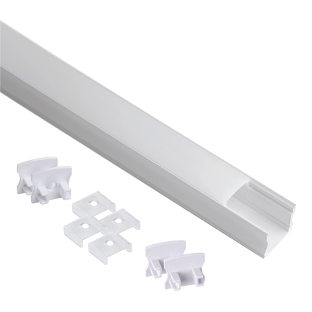 7392 Tiras L alumiiniprofiilisetti valkoinen 2m, mAntra, e.litevalaisimet - Led-listat - 006204 - 1