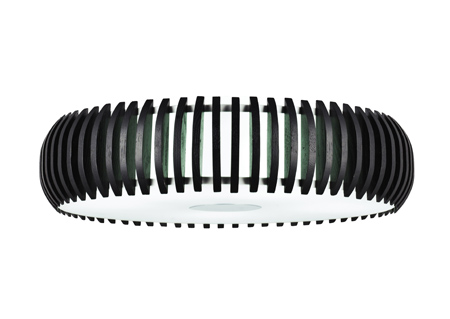 PL 713 60cm Säle -plafondi, musta puu, 6xE27, AT-valaisin - Plafondit - 006234 - 1