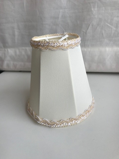 Kruunuvarjostin pieni, luonnonvalkoinen, Kehikkotuote - Kankaiset varjostimet ja muut kuin lasi - 183434 - 1