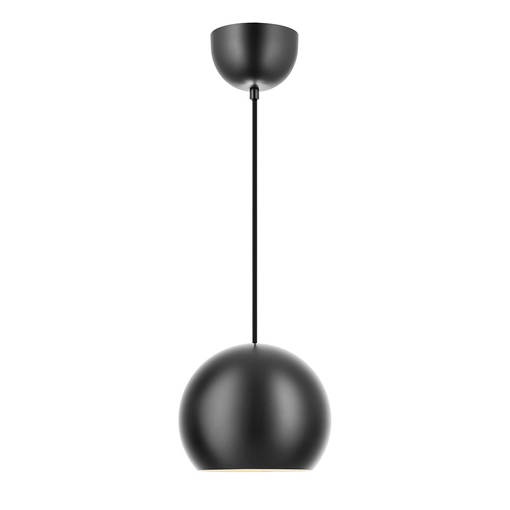 1120-05 Round - riippuvalaisin 20cm musta, E27, Valaisin Grönlund - Riippuvat valaisimet - 183504 - 1