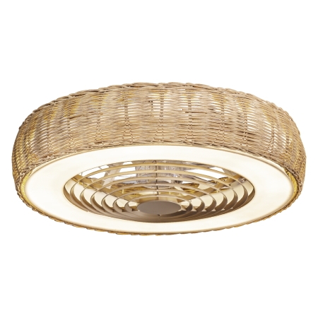 7811 Kilimanjaro tuuletinvalaisin, rottinki, Design José Ignacio Ballester, Mantra, E.litevalaisimet - Plafondit - 184464 - 1