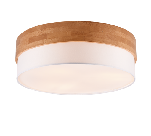 611500301 Seasons kattovalaisin 50cm, vaalea puu/valkoinen, Trio Lighting - Plafondit - 184824 - 1