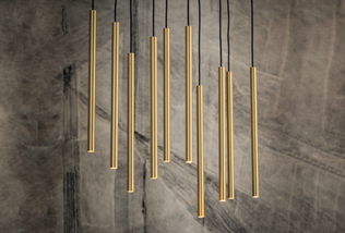 8924 Laser 10-osainen kattovalaisin musta / messinki, G9, E.litevalaisimet - Riippuvat valaisimet - 183335 - 2