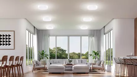 141269 Top 36cm plafondi, opaalilasi, Valaisin Grönlund - Plafondit - 001335 - 2