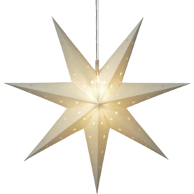 505-01 Alice - tähti ulkokäyttöön, paristokäyttöinen, valkoinen, 60 cm, led, Star Trading, Noortrade - Kranssit ja tähdet - 007675 - 1