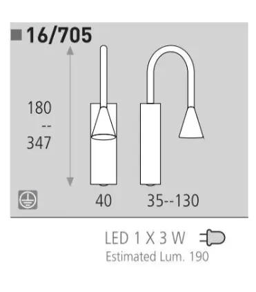 Neo Led-seinävalaisin - Seinävalaisimet - 005305 - 2
