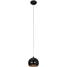 6586 Ball - riippuvalaisin, 17cm, GU10, musta/ kulta, E.lite - Riippuvat valaisimet - 181255 - 1