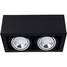 9470 Box kattovalaisin, musta, 2xGU10 ES111, E.litevalaisimet - Plafondit - 001185 - 1