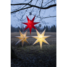505-01 Alice - tähti ulkokäyttöön, paristokäyttöinen, valkoinen, 60 cm, led, Star Trading, Noortrade - Kranssit ja tähdet - 007675 - 3