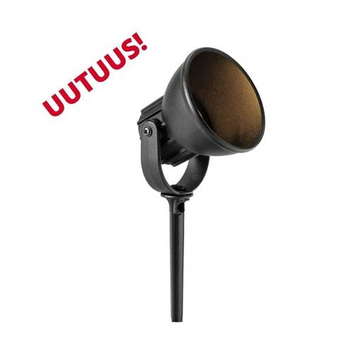 3211011 Raf -kohdevalaisin musta, ulkokäyttöön soveltuva, Garden Lights, Tarpela Oy - Maahan upotettavat valaisimet - 185045 - 1