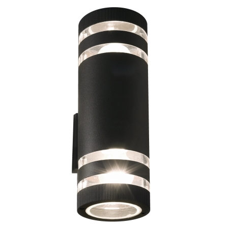 4422 Sierra 2-osainen seinävalaisin, musta, 2xE27, IP54, E.litevalaisimet - Seinä- ja kattovalaisimet - 183625 - 1