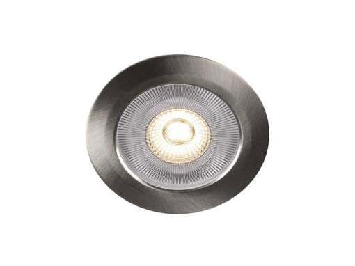 480058 Alice 12V 4,7W alasvalo 3000K harjattu teräs, himmennettävä, Llitt, Noortrade Oy - Upotettavat valaisimet - 013985 - 1