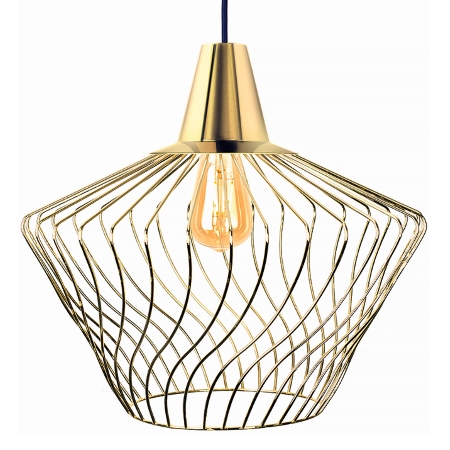 6681 Wave S - riippuvalaisin, kulta, E27, E.litevalaisimet - Riippuvat valaisimet - 182205 - 1