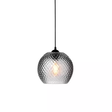 718443 Nobb Ball - riippuvalaisin, savu lasi, E27, 22 cm, Halo Design - Riippuvat valaisimet - 182335 - 1