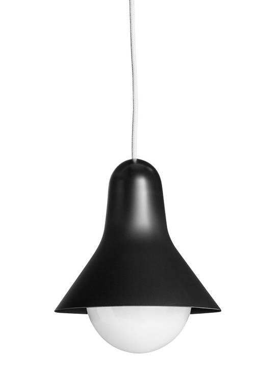 Lisabell Frost -riippuvalaisin 18,5cm keskiyönmusta, design Elizabeth Salonen, Fosto Oy - Riippuvat valaisimet - 006815 - 1