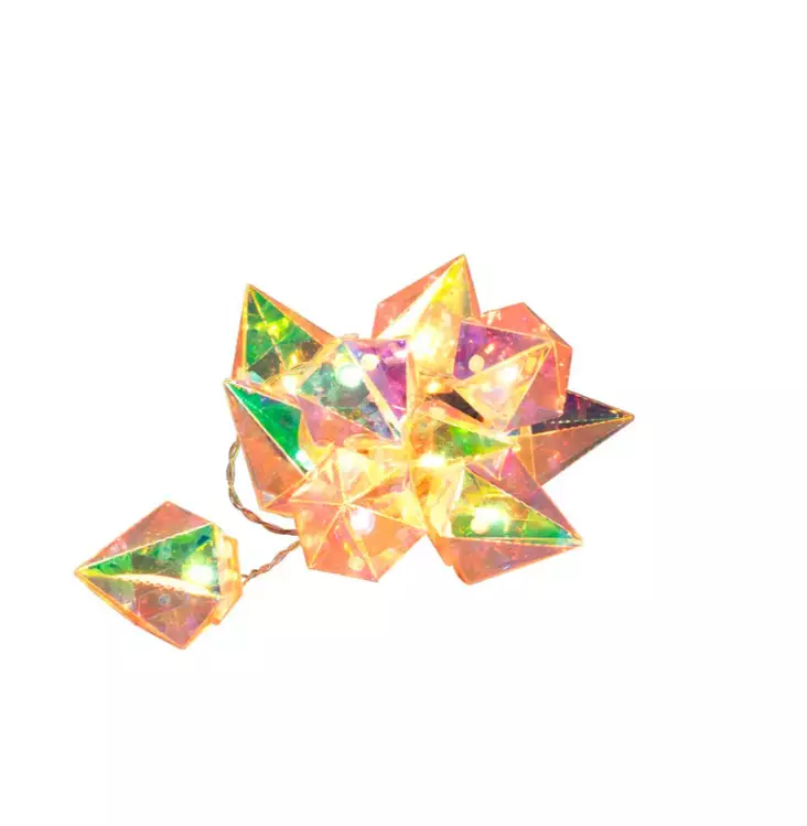 3095-500 3D timantit led-valosarja, paristokäyttöinen, Konstsmide - Valosarjat sisälle - 004755 - 1