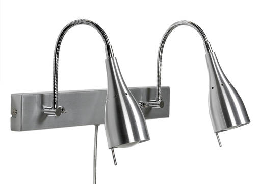 V 472/17, 2-osainen Tanum - seinävalaisin, alumiini, 2xE14 R50, suunnattava, AH-Belysning - Seinävalaisimet - 011705 - 1