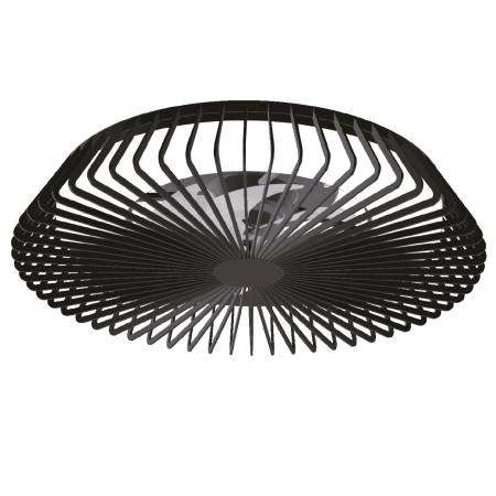 7121 Himalaya - tuuletinvalaisin musta, Design Santiago Sevillano, moottori 35W, 70W led, Mantra, E.litevalaisimet - Tuulettimet - 182635 - 1