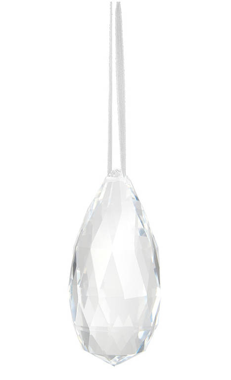 7593 Iso lasikristalliriipus 9cm x 4cm, Weiste - Sisustustuotteet ja astiat - 182775 - 1