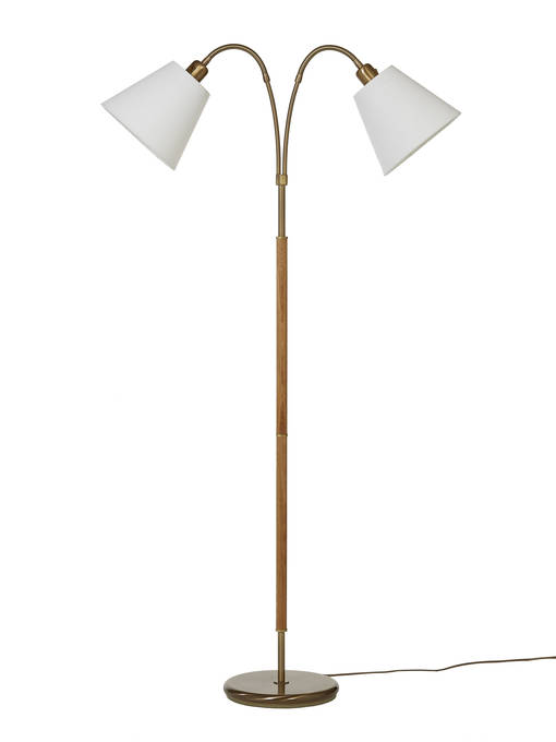 2-osainen Tullgarn lattiavalaisin valkoisilla Lupin varjostimilla, AH Belysning - Lattiavalaisimet - 184735 - 1