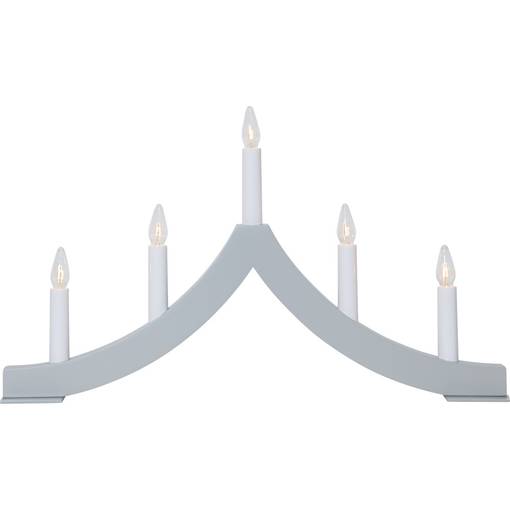 SR-645-01 Pagod 5-haarainen kynttelikkö harmaa, Star Trading, Noortrade Oy - Kyntteliköt ja kynttilät - 184795 - 1