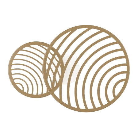 7235 Collage seinä- / kattovalaisin, kulta, 30W 3000K 2250lumen, Design Santiago Sevillano, mAntra, e.litevalaisimet - Plafondit - 185205 - 1