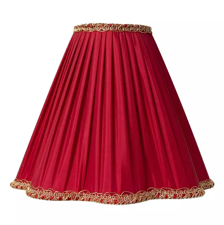 SK 24/15 Kurtan 25cm varjostin, punainen, Armaturhantverk - Kankaiset varjostimet ja muut kuin lasi - 185555 - 1