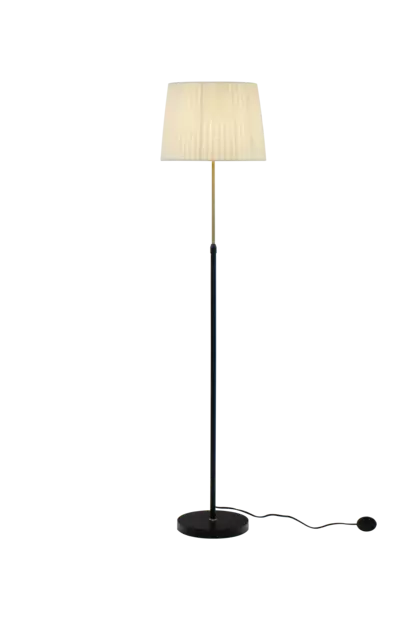 29041-15-02 Ezai - lattiavalaisin pliseeratulla kangasvarjostimella - Lattiavalaisimet - 185536 - 1