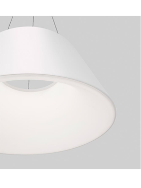 9077882 Volcano - riippuvalaisin 45cm, valkoinen, 33W led, Nova Luce, Finvalo - Riippuvat valaisimet - 182426 - 2