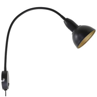 2084-015 Hygge seinävalaisin, musta/kulta, Briloner, E.litevalaisimet - Seinävalaisimet - 184936 - 1