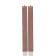 061-63 valkoinen/ 061-78 roosa Flamme Stripe led antiikkikynttilä 25cm 2kpl, StarTrading - Kyntteliköt ja kynttilät - 009986 - 12
