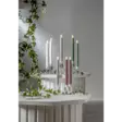 061-63 valkoinen/ 061-78 roosa Flamme Stripe led antiikkikynttilä 25cm 2kpl, StarTrading - Kyntteliköt ja kynttilät - 009986 - 15