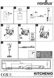 2015450103 Kitchenio uppo-/pinta- valaisin, musta, moodmaker, Nordlux - Välitilan valaisimet - 007246 - 7