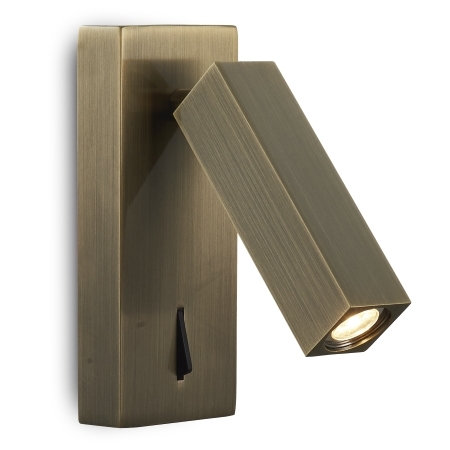 6072 Tarifa - seinävalaisin, antiikkimessinki, 3W led 3000K, Mantra, E.litevalaisimet - Seinävalaisimet - 182386 - 2