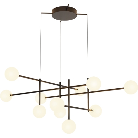 7630 Cellar - riippuvalaisin valkoinen / musta, 11xG4 led, Design by Santiago Sevillano Studio, Mantra, E.litevalaisimet - Riippuvat valaisimet - 184186 - 1