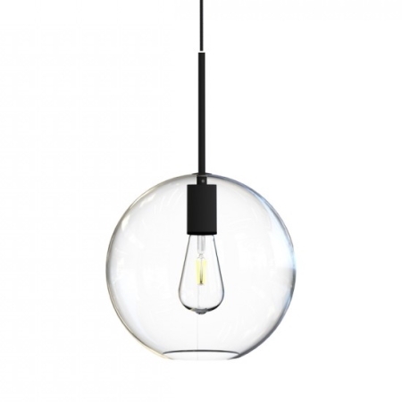 7850 Sphere riippuvalaisin 25cm, kirkas lasi / musta, Nowodvorski, E.litevalaisimet - Riippuvat valaisimet - 184376 - 1