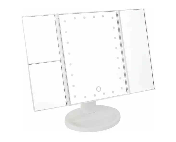 9847 Lumo meikkipeili valolla, paristokäyttöinen tai USB-johdolla - Pöytävalaisimet - 185466 - 1