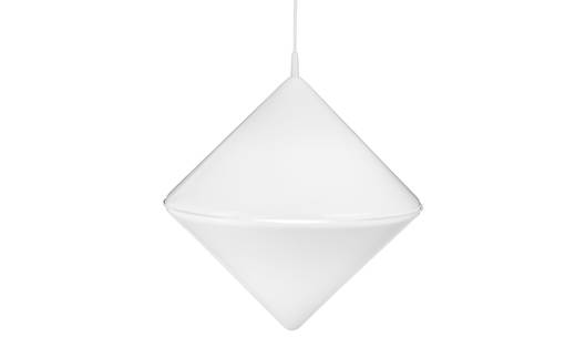 Diamond -riippuvalaisin 60cm opaalinvalkoinen, design Jonas Hakaniemi, Fosto Oy - Riippuvat valaisimet - 014096 - 1