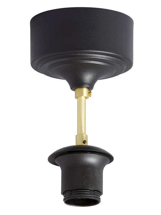 T 984/16 Malung lyhyt kaluste, ilman lasia, musta / messinki, E27, AH-Belysning - Riippuvat valaisimet - 182476 - 1