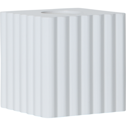 298-30 Box kuutiojalka valkoinen, E27, ilman lamppua, StarTrading, noortrade - Pöytävalaisimet - 009946 - 1