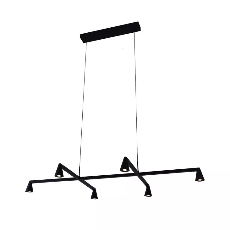 9409 Africa 6-osainen riippuvalaisin, musta, mAntra - Riippuvat valaisimet - 011636 - 1