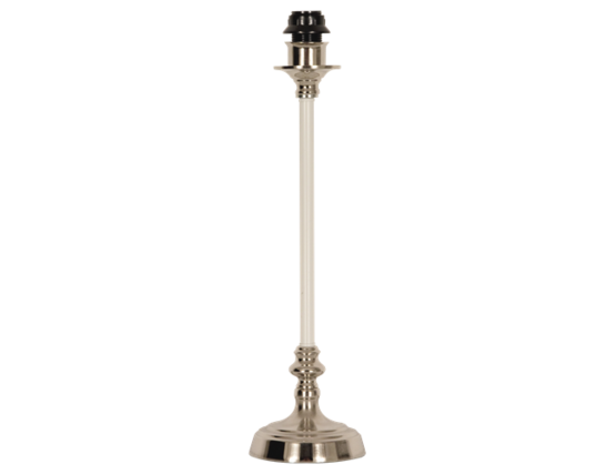 18408-58 Elsa - pöytävalaisimen jalka ilman varjostinta, hopea, valkoinen, E14, Aneta - Pöytävalaisimet - 182376 - 1