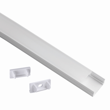 7381 Tiras profiili M-koko led-nauhalle 2m, valkoinen, Mantra, E.litevalaisimet - Led-listat - 183686 - 1