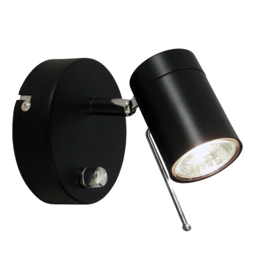 4300190-4002 Correct seinävalaisin, mattamusta, GU10, himmennin, By Rydéns, Sessak - Seinävalaisimet - 183736 - 1