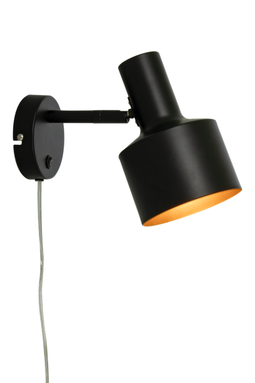 10203-15-04 Ferdinand seinävalaisin, musta/kulta, Aneta Lighting - Seinävalaisimet - 184726 - 1