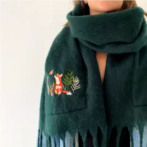 Secret Garden Fox - Kettu - huivi, House of Disaster - Tekstiilit ja asusteet - 185526 - 1