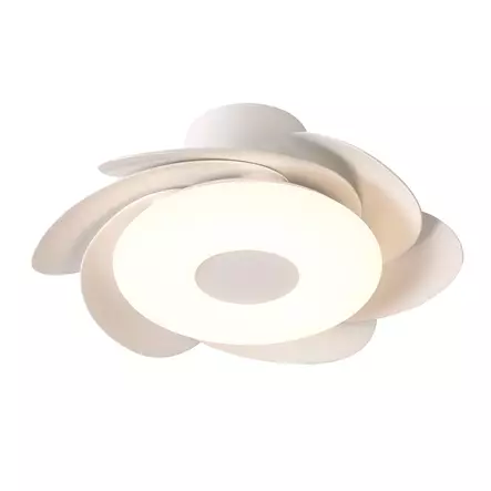 8703 Flower tuuletinvalaisin, valkoinen, mAntra, e.litevalaisimet - Tuulettimet - 183547 - 2