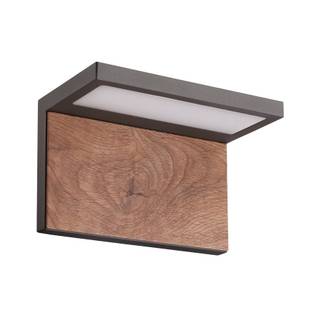 6770 Ruka seinävalaisin grafiitin harmaa / savutammi, 13W led, 3000K 980lm, IP54, Mantra, E.litevalaisimet - Seinä- ja kattovalaisimet - 183637 - 1