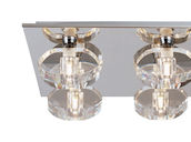 0429 Alfa - plafondi, kromi, kristallilasi, G9, Mantra, E.lite - Plafondit - 008277 - 1