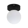 10302F Kier seinä- / kattovalaisin, opaalilasi / musta, Nowodvorski, e.litevalaisimet - Plafondit - 001387 - 1